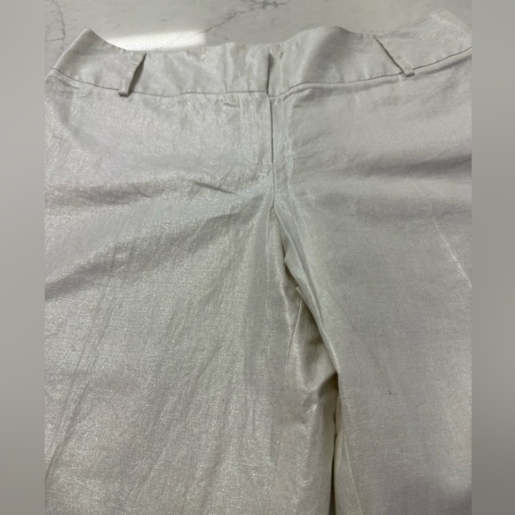NWT Studio JPR Cream Iridescent Women’s Slacks Size 14 - Picture 4 of 9